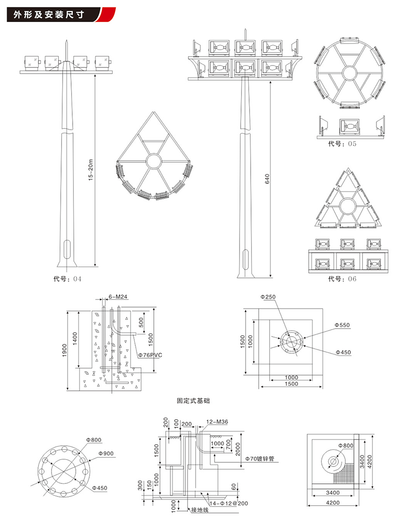 BGD防爆高杆灯