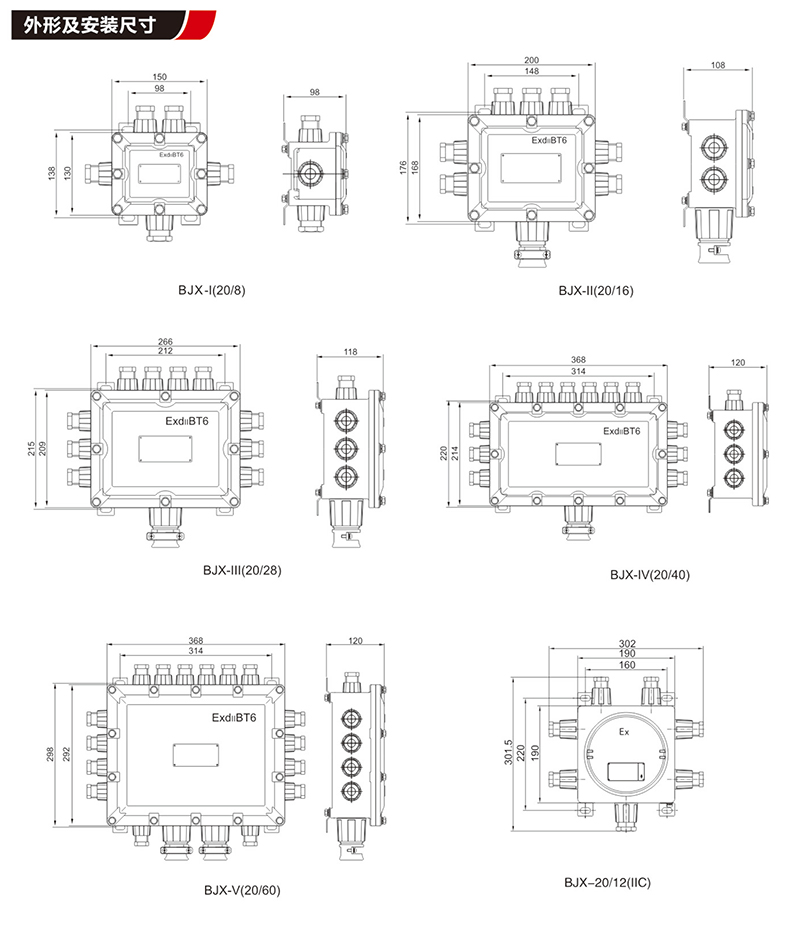 BJX防爆接线箱