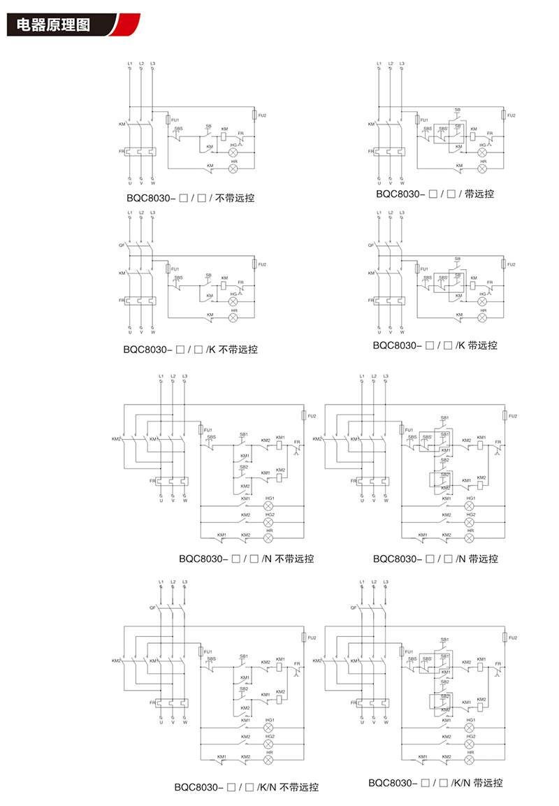 BQC8030防爆防腐磁力起动器